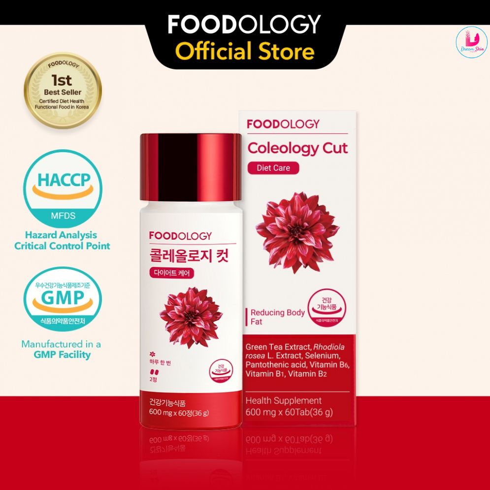 FOODOLOGY Coleology Cut Diet Care 600mg X 60 Tab (36g)